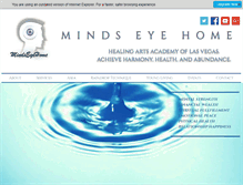 Tablet Screenshot of mindseyehome.com